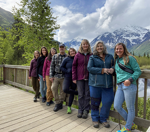 Wildlife education staff are based in five communities in Alaska Abby McAllister DouglasSoutheast Alaska Brenda Duty Anchoragebased statewide Alaska Wildlife Curriculum Coordinator Marian Snively AnchorageSouthcentral and Gulf of Alaska Mike Taras and Jen Curl FairbanksInterior and Eastern Arctic Kristen Romanoff Juneau statewide Program Coordinator Sierra Doherty PalmerSouthcentral and Aleutians and Heather Jameson NomeWestern Alaska