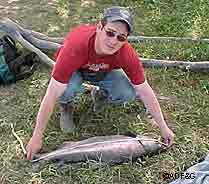 Jason Lynch has been working for Sport Fish Division since he was a sophomore in high school He is currently a fisheries student at the University of Idaho Photo courtesy Jason Lynch