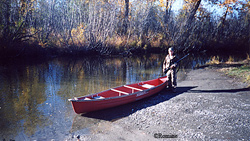 Mike Romine at the put in on Wasilla CreekRabbit Slough just off the Glenn Highway