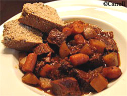 Slow cooked Tenakee venison stew