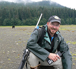 Carl Koch at Pack Creek