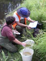 Sampling water