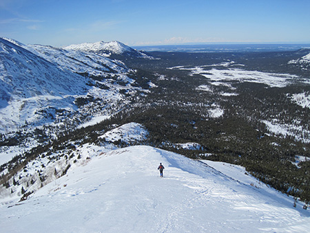 A pair of snowshoes and some gumption can really open up the winter landscape as in this scene near Fuller Lakes 2012