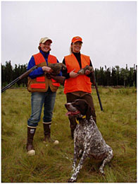 ADFampG sponsors two or three small game hunts each year which usually include a bird hunt at Falcon Ridge in Wasilla and hareptarmigan hunting in the Interior These often provide youth with their first hunting experience