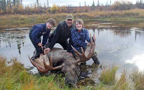 A successful family hunt on the Kateel River Ken Marsh photo