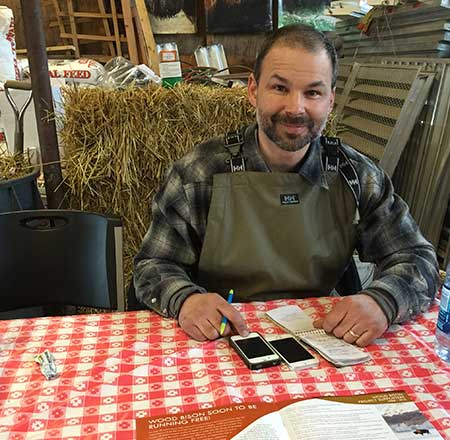 State wildlife biologist Tom Seaton spent the summer of 2015 intensely monitoring the newly released bison