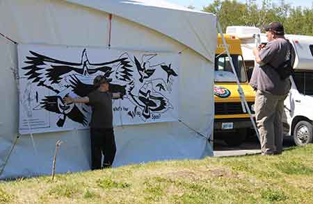 A birding event features a quotmeasure your wingspanquot chart