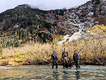Figure 2. &mdash; Upper Berners River during fall sampling.