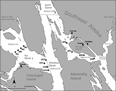 Figure 3. &mdash; Location of the primary Southeast Coastal Monitoring project survey stations.