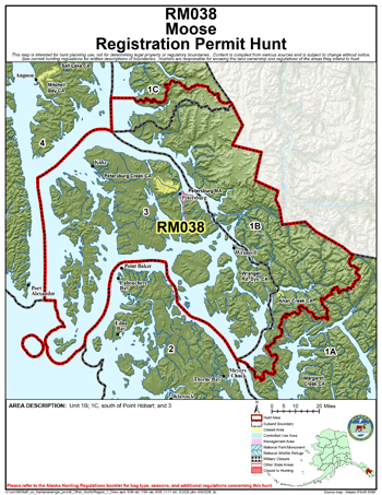 Map of RM038