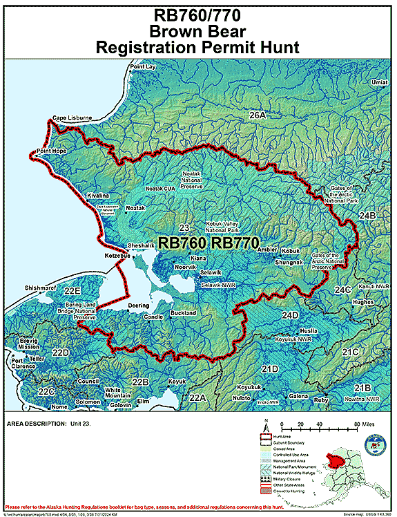 Map of brbear hunt number rb760