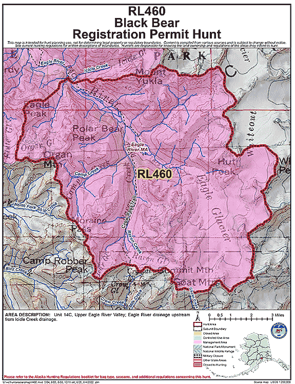 Map of blbear hunt number rl460