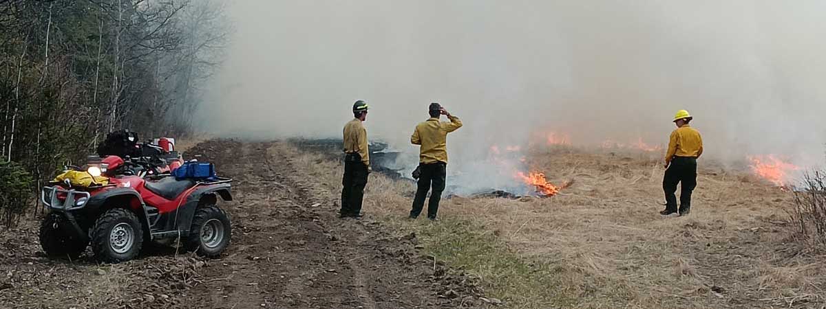 RX fire with staff and ATV - Alaska Department of Fish and Game