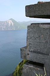 World War II fortifications atop Mt Ballyhoo
