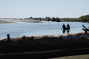 An alternative launch site for Strawberry Point is the Lower Landing of the Situk River